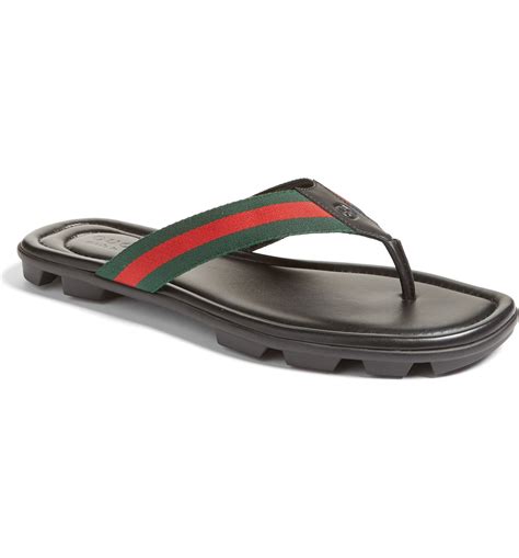 gucci mens flip flop|men's gucci flip flops sale.